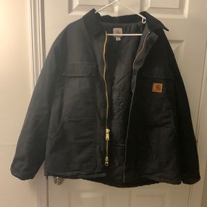 Carhartt washed duck insulated jacket. Large